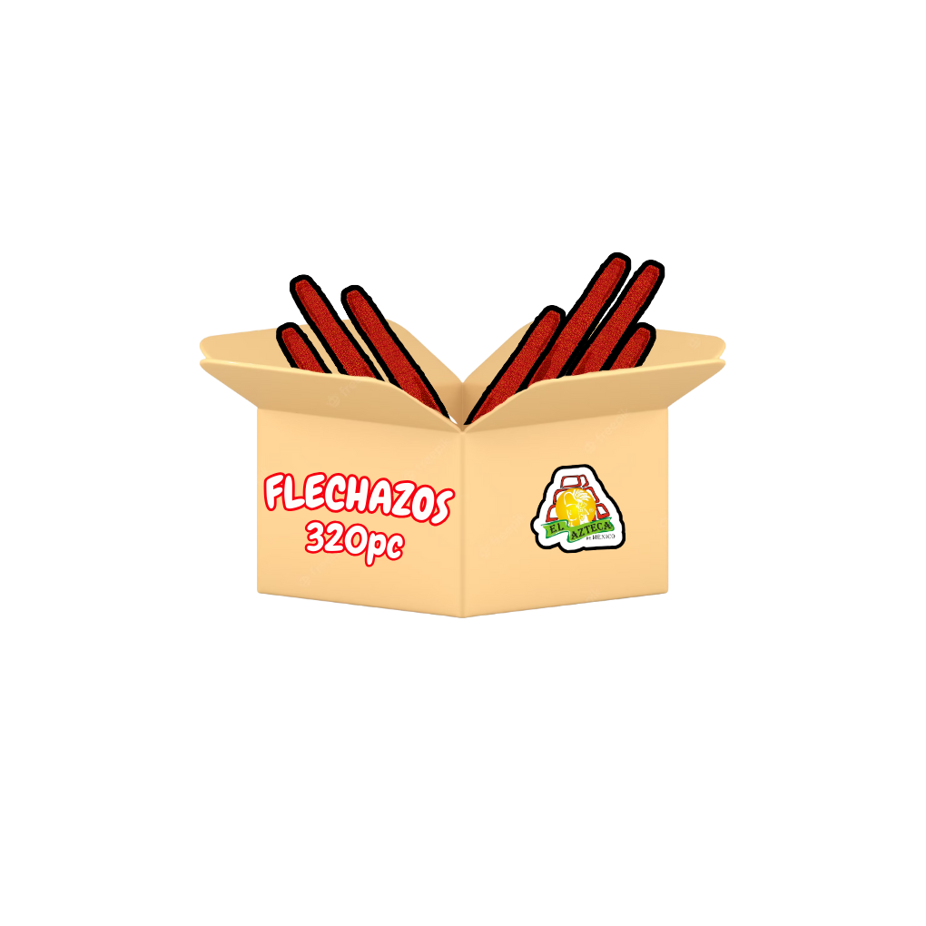 Azteca Flechazos tamarind candy sticks bulk box