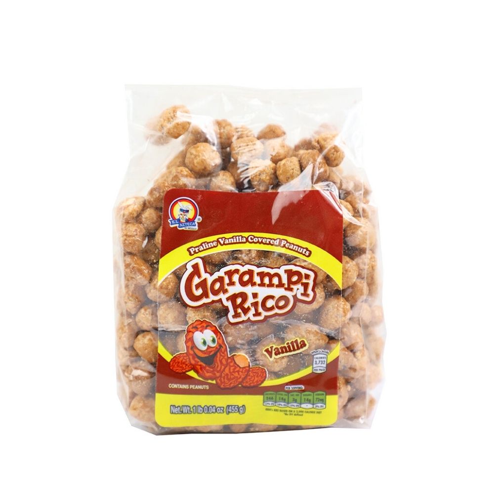 Azteca Garampi Rico vanilla praline covered peanuts bag
