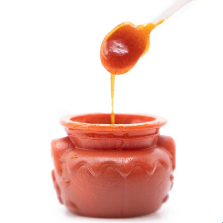 Azteca Olla hot soft tamarind candy cups 6 pack with spoons