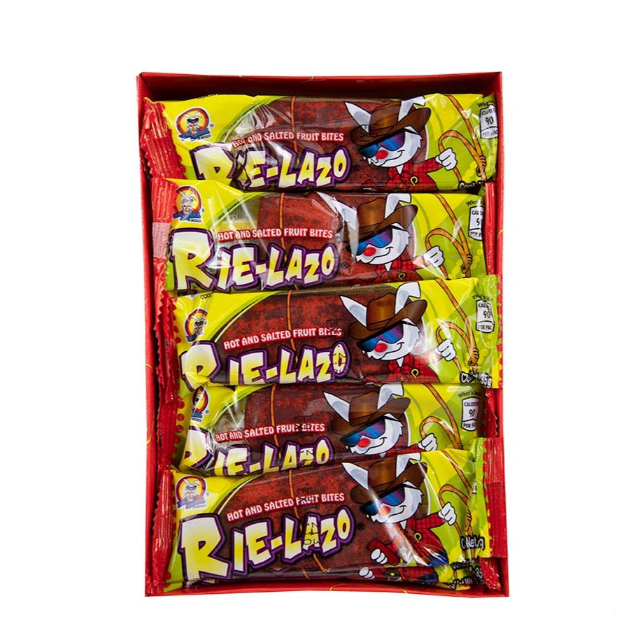 Azteca Rielazo hot and salted fruit bars tamarind candy tray pack