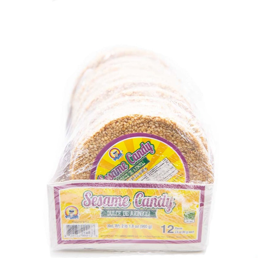 Azteca Sesame Candy dulce de ajonjoli 12 count traditional Mexican candy box