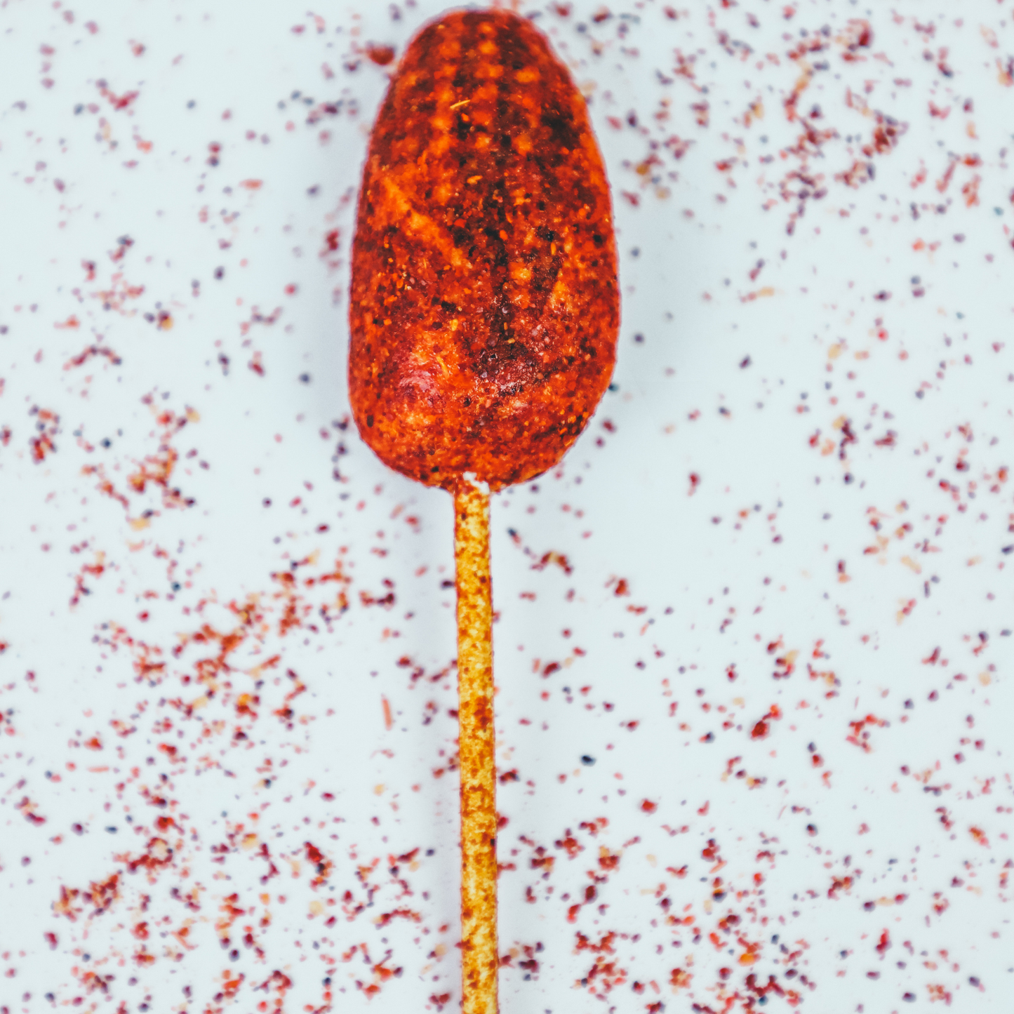 Chileta Elote Mexican corn chili candy lollipops