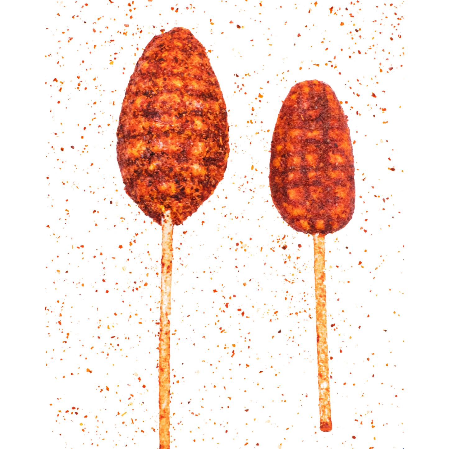 Mega Chileta Elote Mexican chili candy lollipops