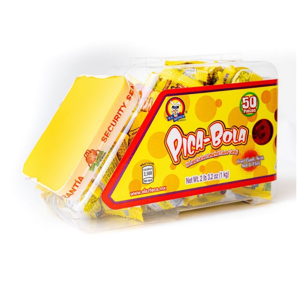 Azteca Pica-Bola hot and salted tamarind candy 50 count 2.2 lb bag