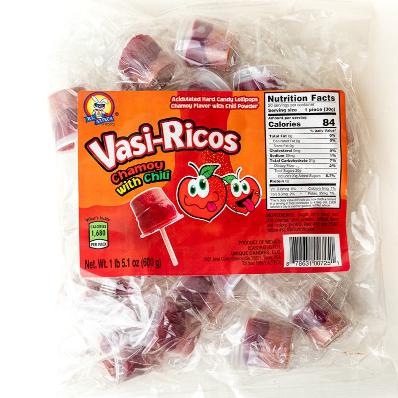 Azteca Vasi Rico Chamoy con Chile