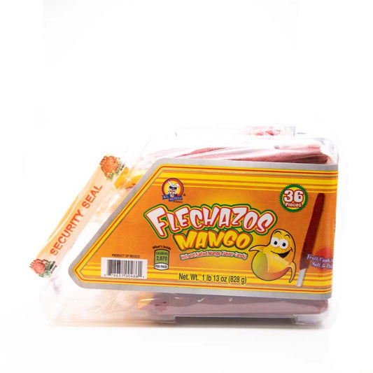 Azteca Flechazos mango candy sticks with chili seasoning