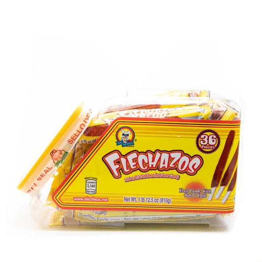Azteca Flechazos tamarind candy sticks with chili seasoning
