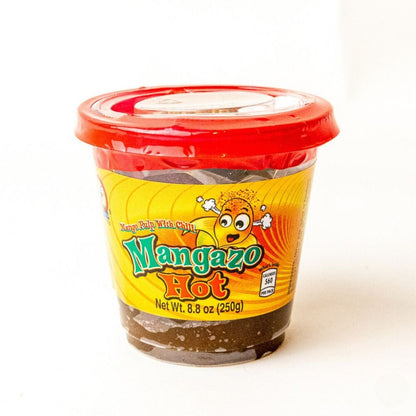 Azteca Mangazo Hot mango pulp with chili cups wholesale Mexican snack