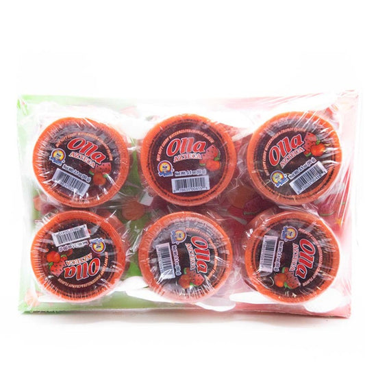 Azteca Olla watermelon tamarind candy cups 6 pack