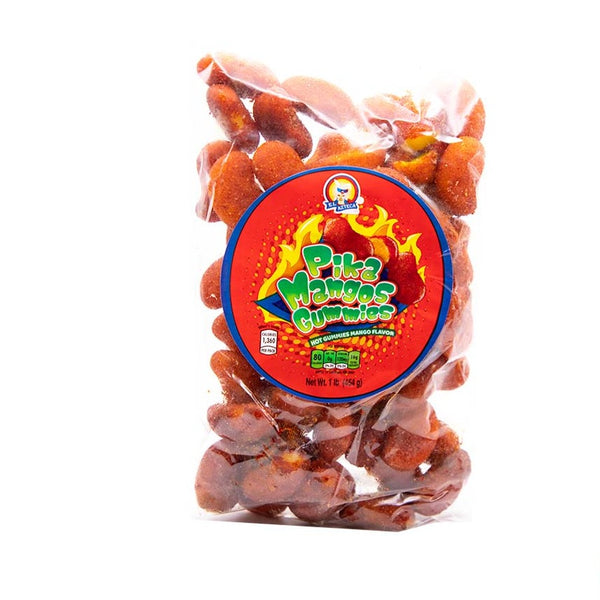 Pika Mangos Gummies 1 lb | Mexican Spicy Mango Candy – El Azteca de Mexico