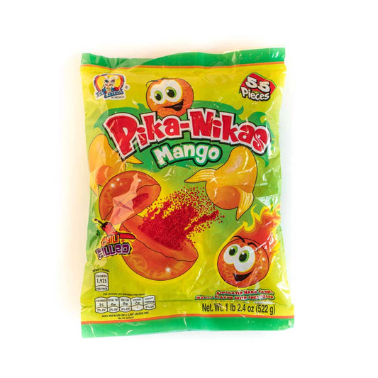 Azteca Pika-Nikas Mango chili filled mango candy 55 count bag