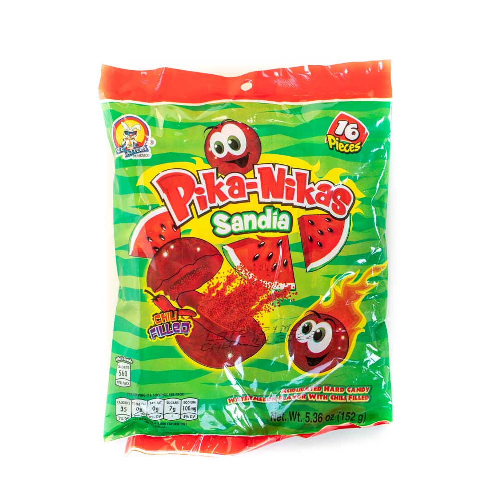 Azteca Pika-Nikas Sandia chili filled watermelon candy 16 count bag
