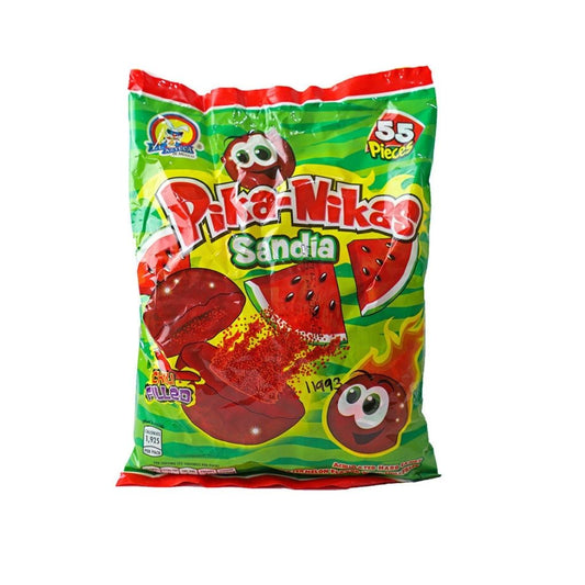 Azteca Pika-Nikas Sandia chili filled watermelon candy 55 count bag