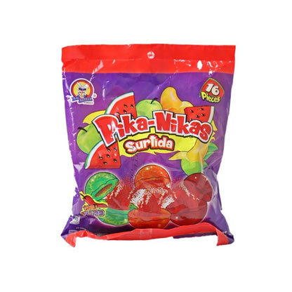 Azteca Pika-Nikas Surtida chili filled assorted fruit candy 16 count bag