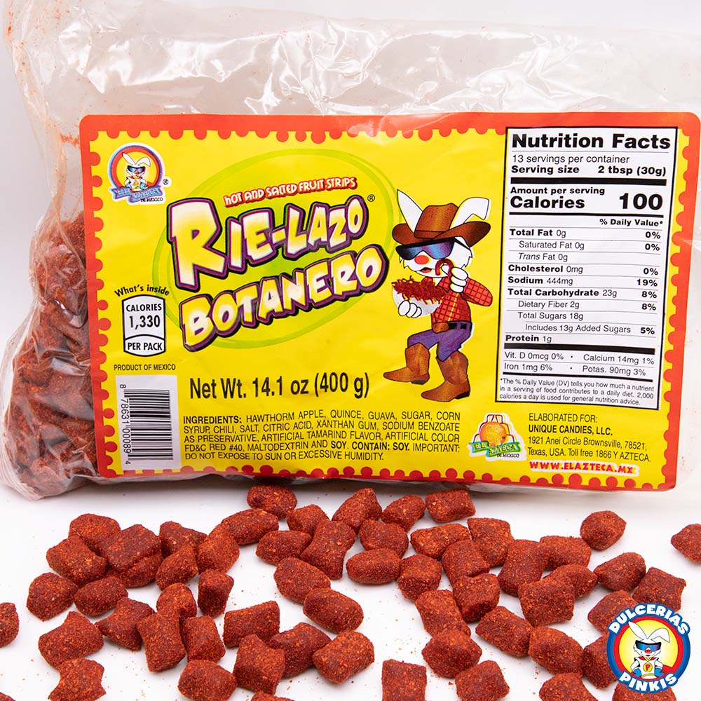 Azteca Rielazo Botanero tamarind fruit strips hot and salted 14.1 oz bag