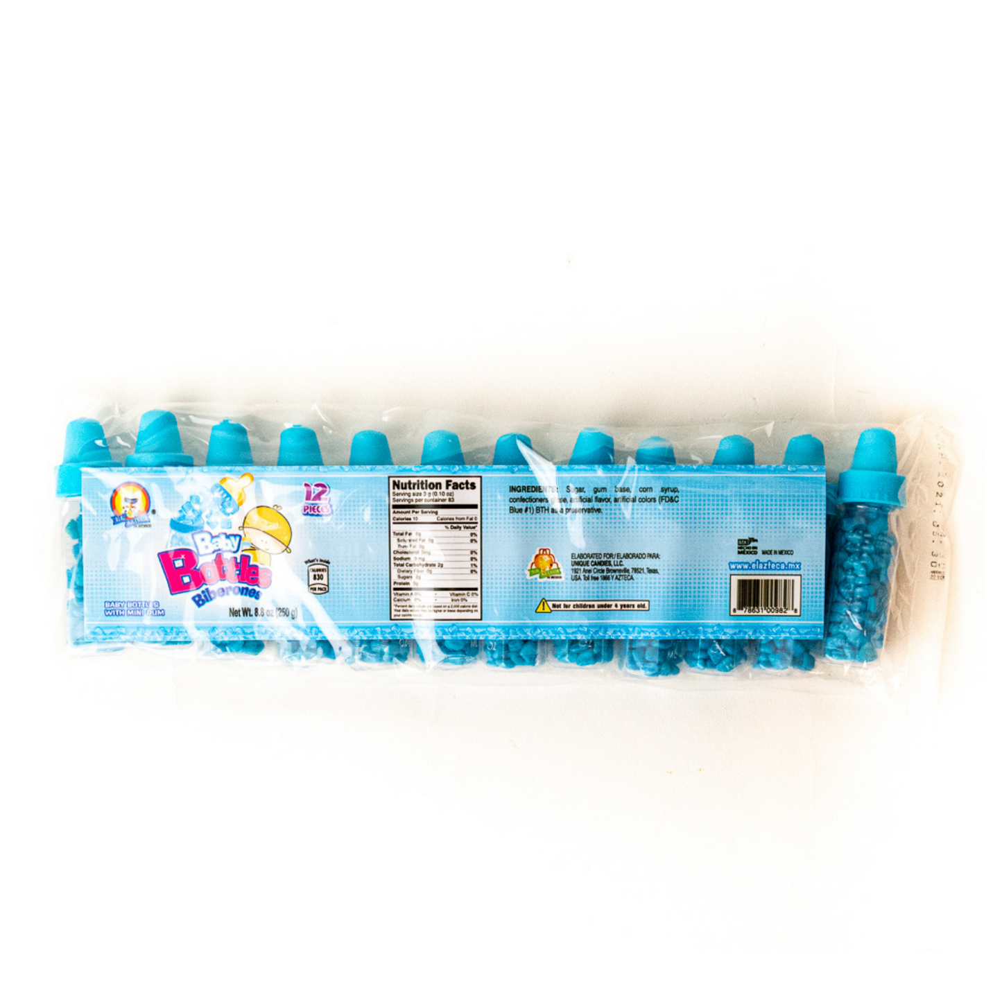blue baby bottle powder candy 12 pack