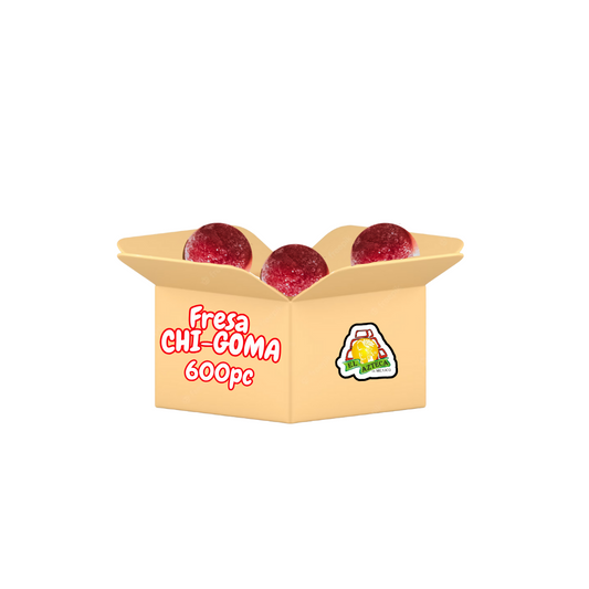 Fresa Chi-Goma strawberry Mexican gummy chili candy case
