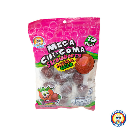 Mega Chi-Goma strawberry gummies with chili 10 pack