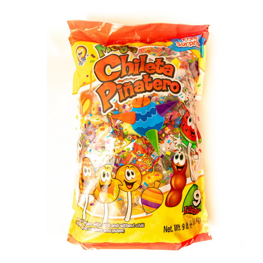 Mega Chileta Piñatero assorted Mexican candy mix